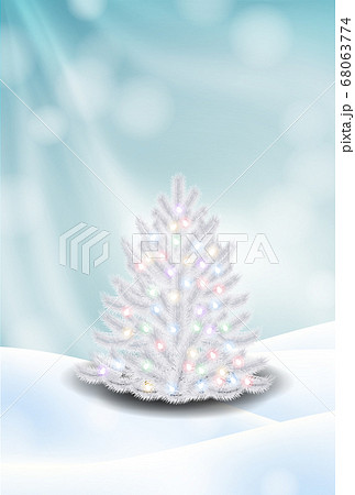クリスマス 雪 冬 背景 のイラスト素材