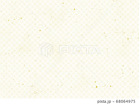 七宝柄の和紙の背景 68064975