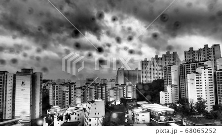 ソウル 梅雨 空 68065252