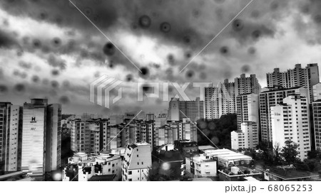 ソウル 梅雨 空 68065253