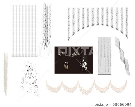 イルミネーション、クリスタルラインの装飾 68066094