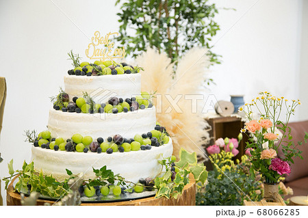 シャインマスカットの大きなケーキ シャインマスカットの大きなケーキ 68066285