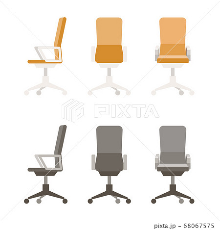アームチェア　オフィス家具イラスト【ビジネス】【ベクター】 68067575