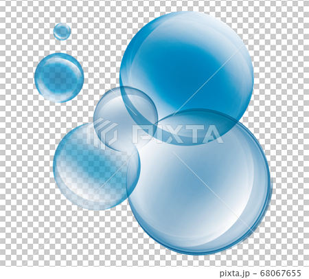 Soap bubble blue 68067655