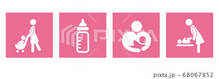 stroller icon baby push vector stroller icon baby push vector 68067852