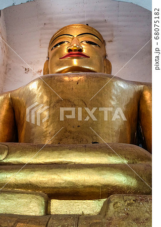 Buddha statue at Manuha Gupaya Temple, Bagan, 68075182