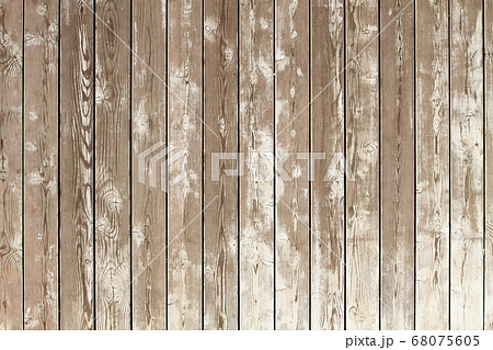 Wood texture background. Natural brown wooden planks. 68075605