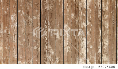 Wood texture background. Natural brown wooden planks. 68075606