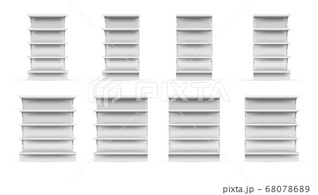 Store shelves set Store shelves set 68078689