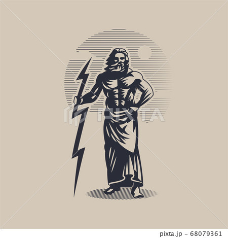 God Zeus or Jupiter. God Zeus or Jupiter. 68079361
