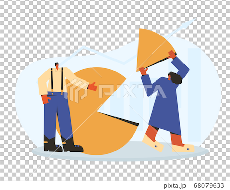 Data analytics. Financial report concept. Business 68079633