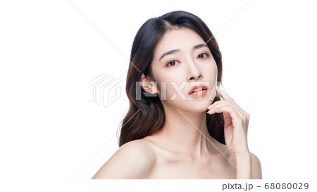 Portrait Of Beautiful Woman in Studio Portrait Of Beautiful Woman in Studio 68080029