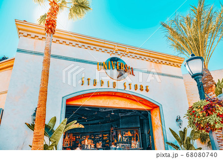 World famous park Universal Studios in Hollywood. 68080740