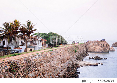 Galle Fort - Flag Rock Bastion fortress and Indian ocean view Galle Fort - Flag Rock Bastion fortress and Indian ocean view 68080834