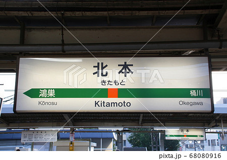 電車 差し板 看板 高崎線