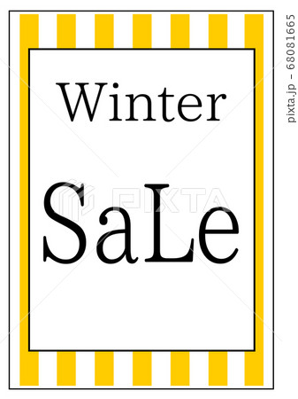 冬用POP「WinterSaLe」タイプ1 冬用POP「WinterSaLe」タイプ1 68081665