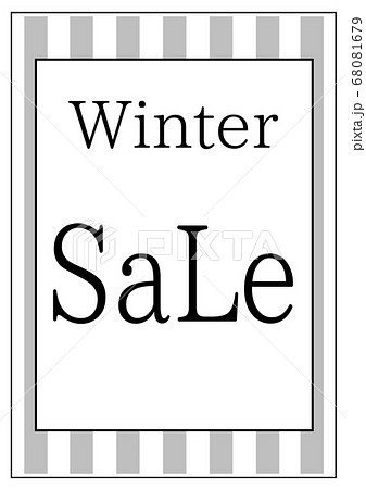 冬用POP「WinterSaLe」タイプ1 冬用POP「WinterSaLe」タイプ1 68081679