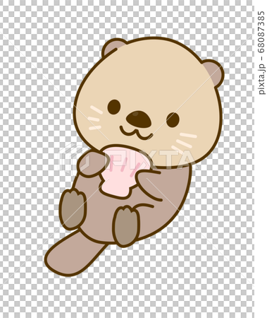 ラッコのイラスト 68087385