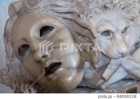 Ancient theatre mask Ancient theatre mask 68090228
