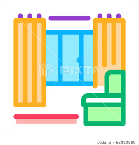 apartment interior icon vector outline illustration apartment interior icon vector outline illustration 68090980