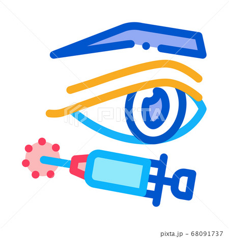 eyelid surgery anesthesia icon vector outline illustration eyelid surgery anesthesia icon vector outline illustration 68091737