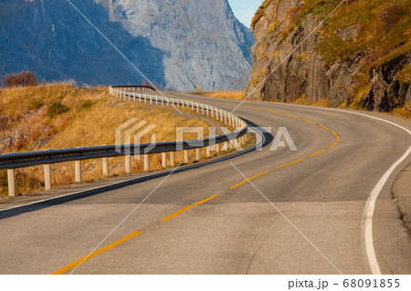 Autumn road countryside Autumn road countryside 68091855