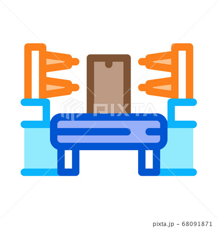 automation manufacturing icon vector outline illustration automation manufacturing icon vector outline illustration 68091871