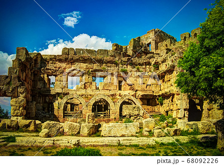 Ruins of Jupiter temple and great court of Ruins of Jupiter temple and great court of 68092226