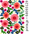 ピンクの花の背景 68093129