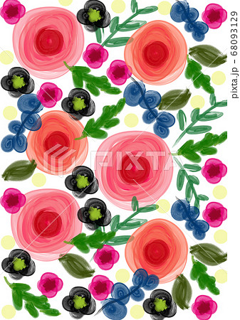 ピンクの花の背景 68093129