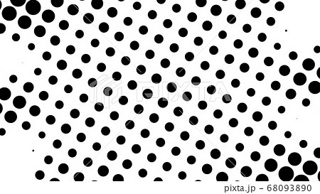 Half tone of many dots, computer generated abstract background, 3D render backdrop with optical illusion effect 68093890