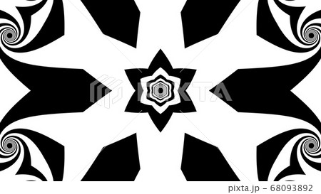 Black and white stripes. Computer generated abstract background, 3D render 68093892