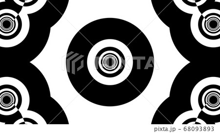 Black and white stripes. Computer generated abstract background, 3D render 68093893