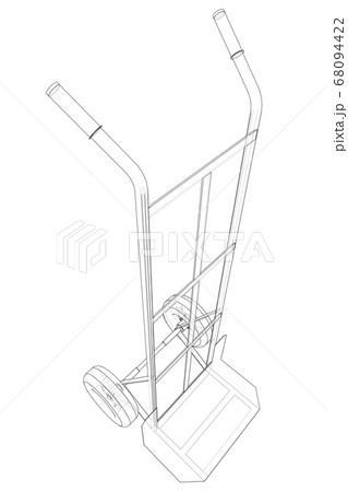 Outline delivery trolley or hand truck Outline delivery trolley or hand truck 68094422