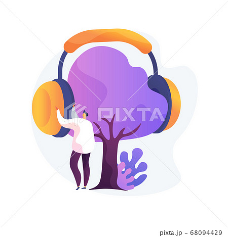 Noise protection abstract concept vector illustration. 68094429