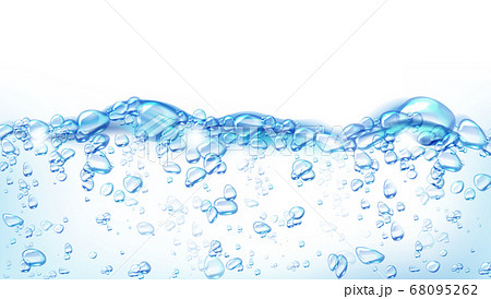 Boiling water abstract background with air bubbles 68095262