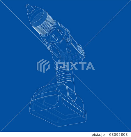 Electric cordless screwdriver 68095808
