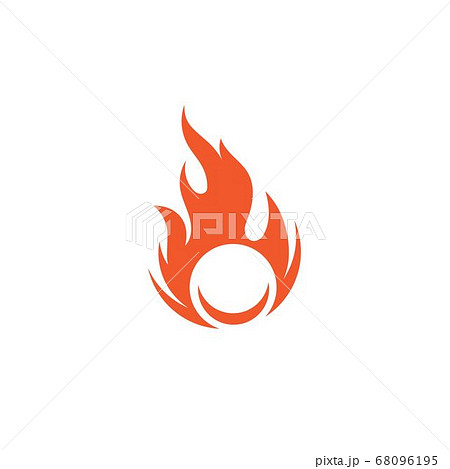 flame icon fire vector design 68096195