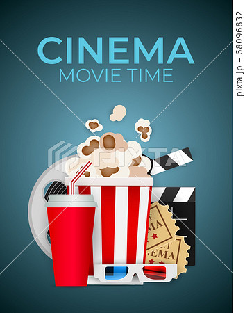 Abstract Home Cinema Background. Vector 68096832