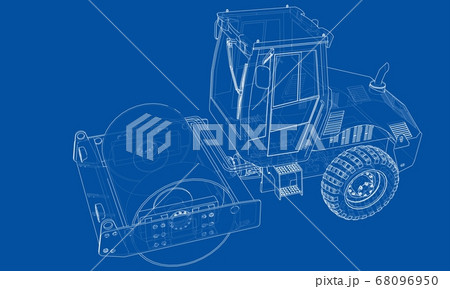 Construction machine. Asphalt compactor Construction machine. Asphalt compactor 68096950