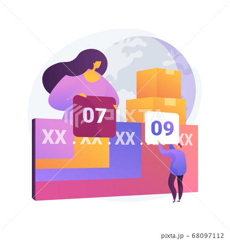 Harmonized System abstract concept vector illustration. 68097112