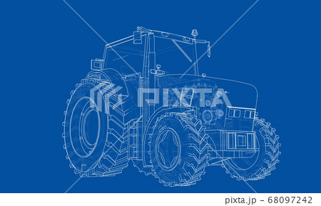 Farm Tractor Concept 68097242