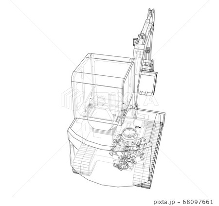 Sketch of Small Treactor with Actor Sketch of Small Treactor with Actor 68097661