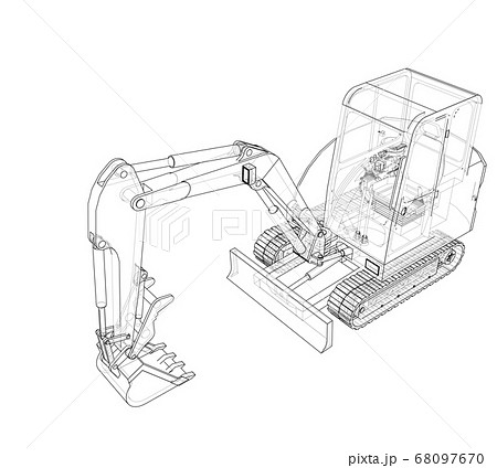 Sketch of Small Treactor with Actor Sketch of Small Treactor with Actor 68097670