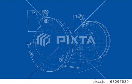 Outline electric grindstone Outline electric grindstone 68097689