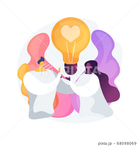 Public morality abstract concept vector illustration. 68098069