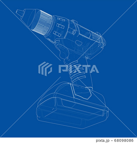 Electric cordless screwdriver 68098086