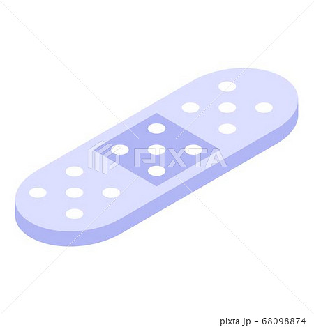Medical plaster icon, isometric style 68098874