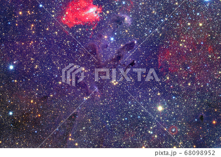 Outer space. Elements of this image furnished by NASA. 68098952