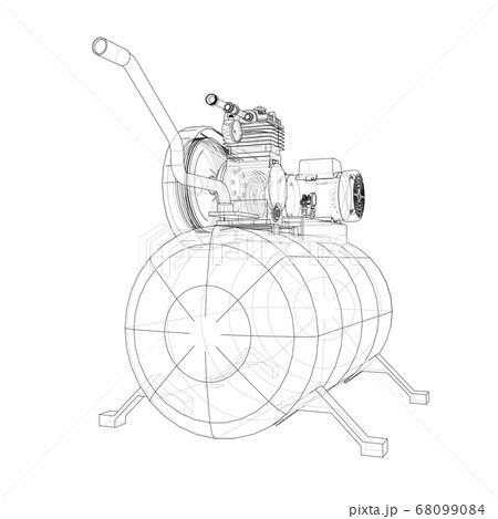Outline Air compressor Outline Air compressor 68099084